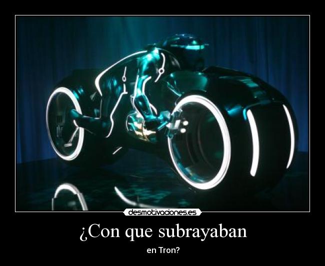 ¿Con que subrayaban - 