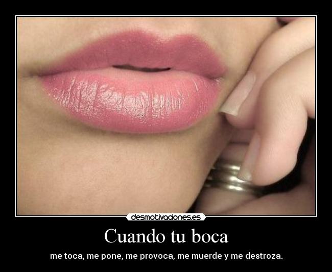 Cuando tu boca -