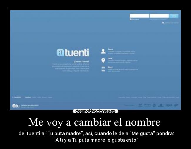 Me voy a cambiar el nombre -