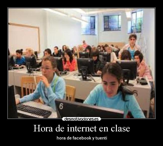 Hora de internet en clase -