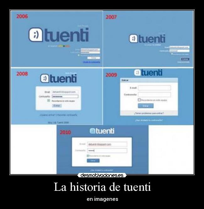 La historia de tuenti -