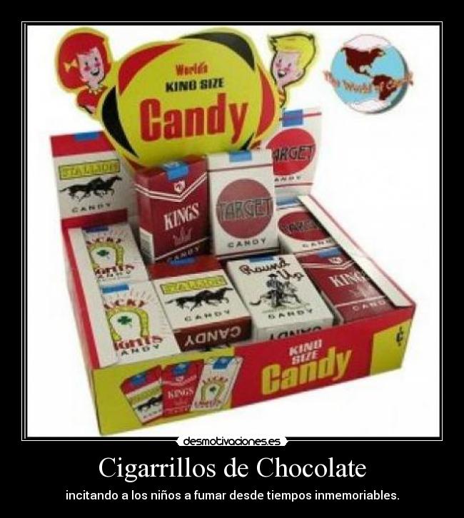 Cigarrillos de Chocolate -