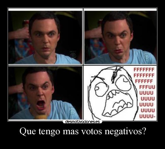 Que tengo mas votos negativos? -