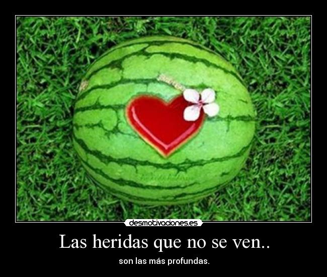 carteles las heridas que ven desmotivaciones