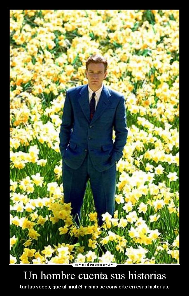 Un hombre cuenta sus historias -