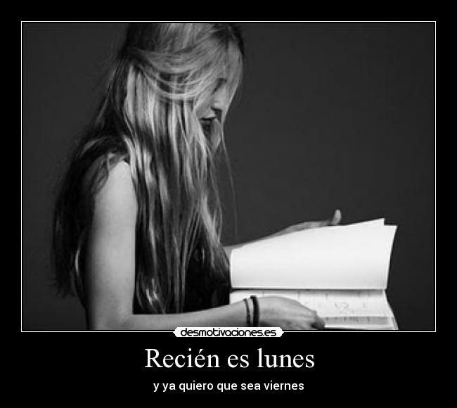 carteles recien lunes desmotivaciones