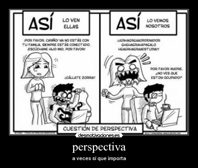 perspectiva - a veces sí que importa