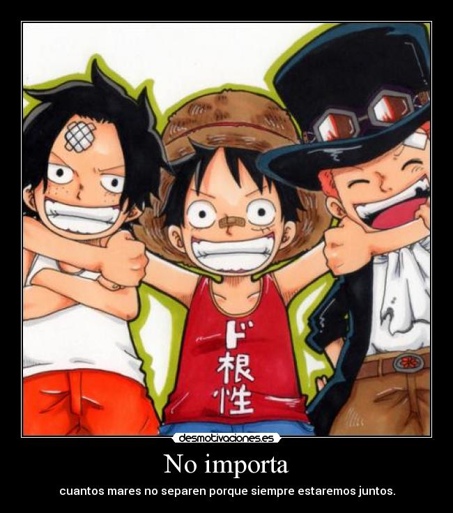 carteles sabo asxce luffy pequenos intro desmotivaciones