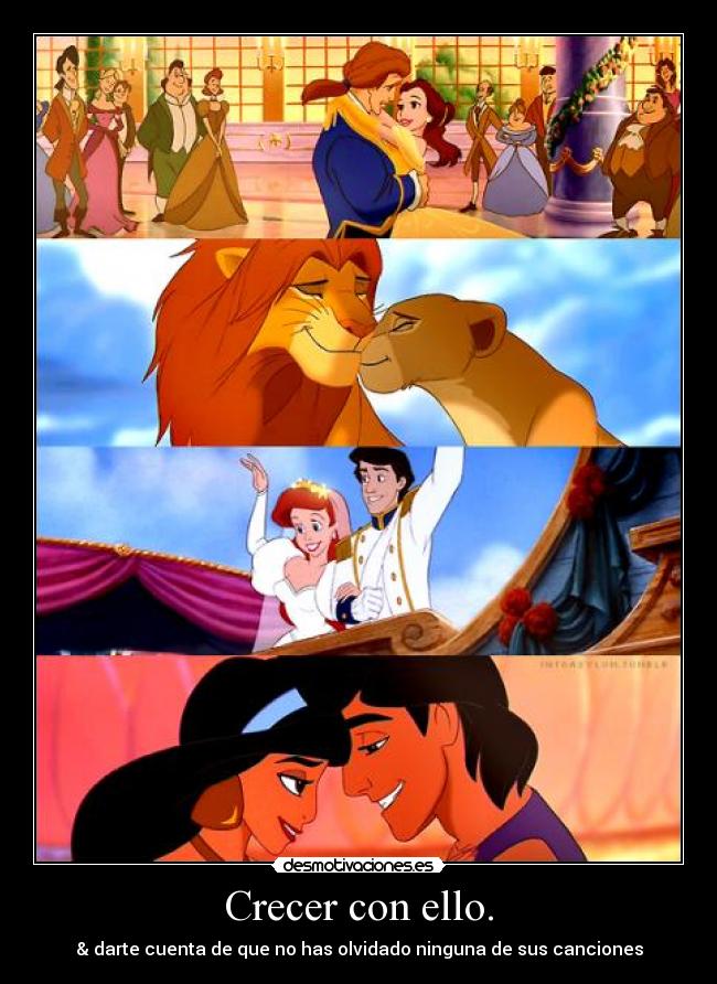 Crecer con ello. -