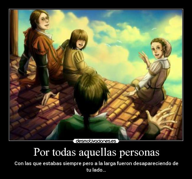 Por todas aquellas personas - 