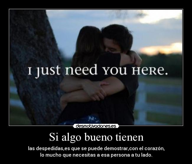 Si algo bueno tienen -