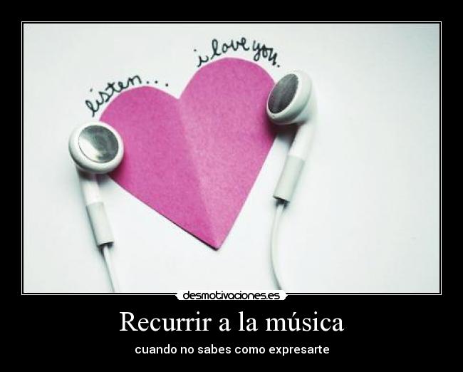 Recurrir a la música -