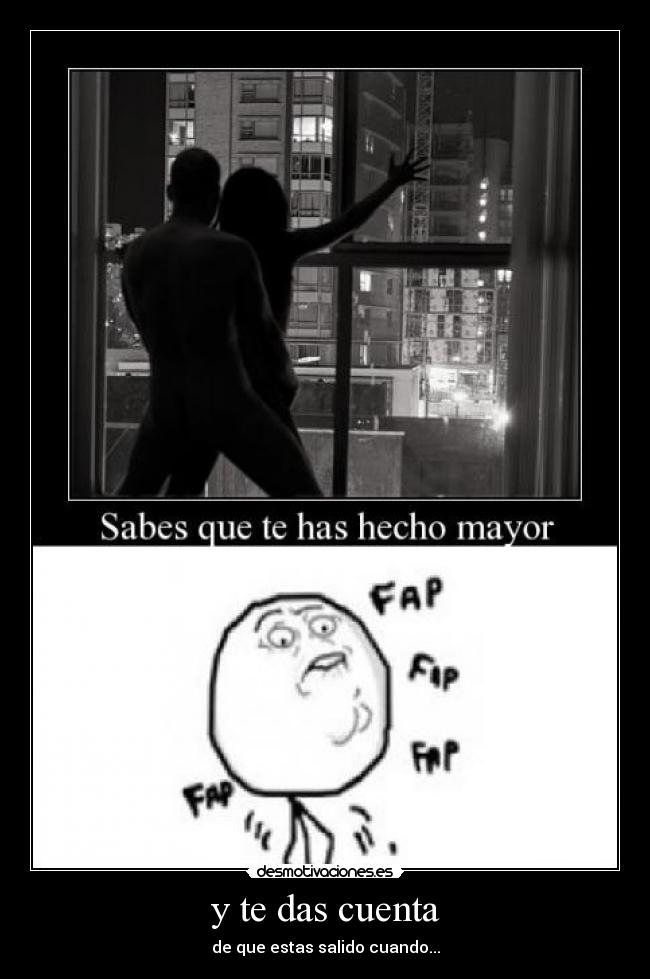 y te das cuenta - 