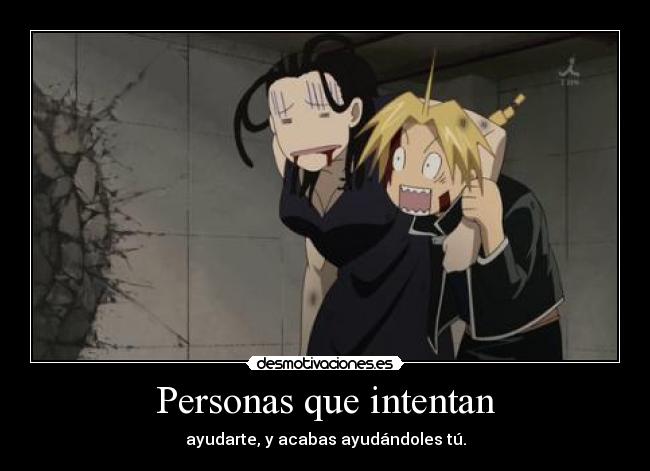 Personas que intentan -