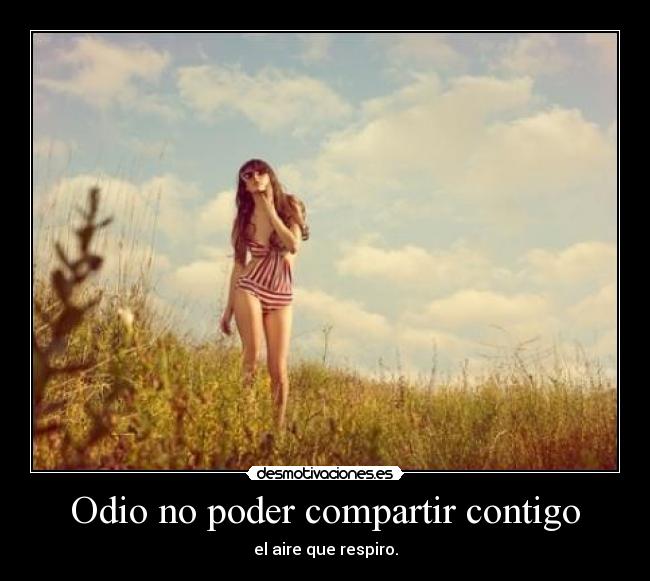 carteles odio odio poder compartir contigo aire que respiro desmotivaciones