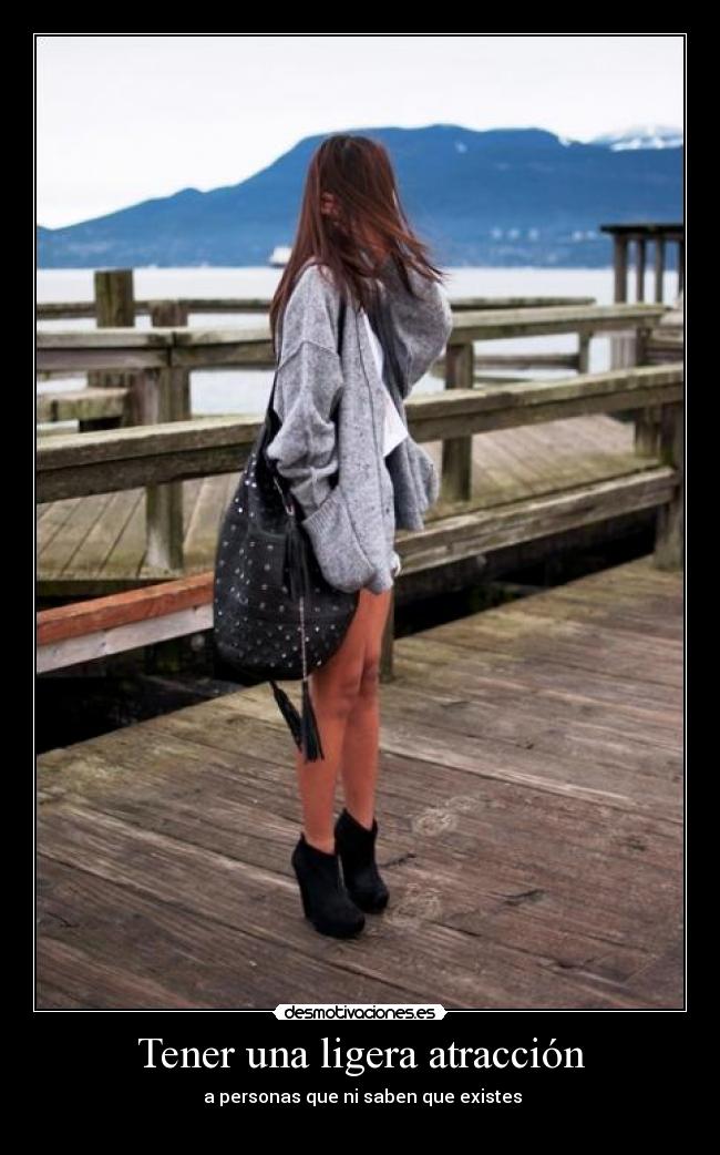 Tener una ligera atracción -