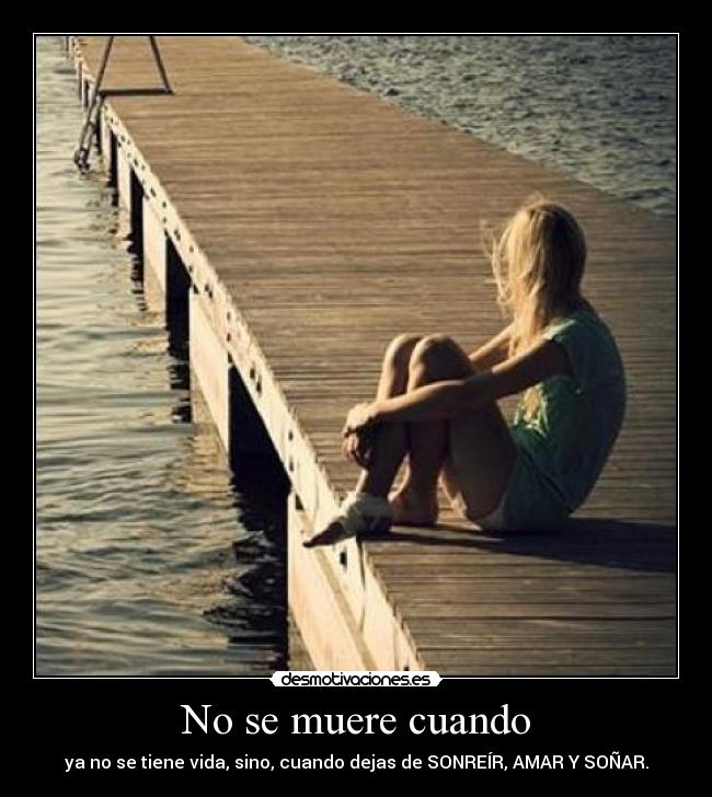No se muere cuando - 