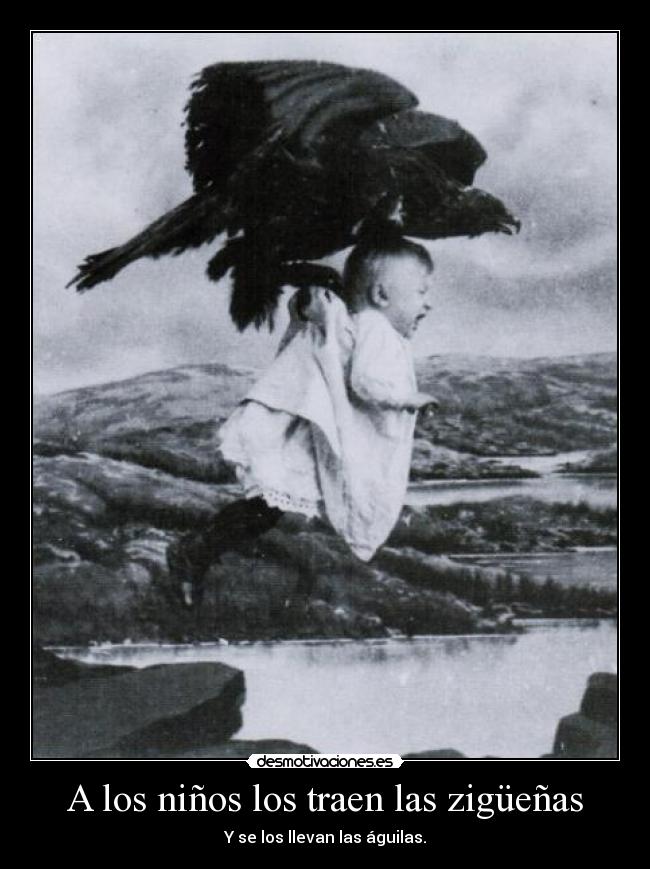 A los niños los traen las zigüeñas - 