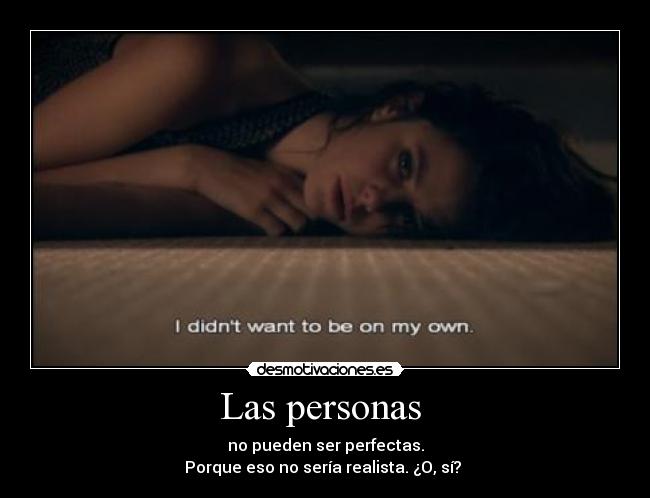 Las personas  - 