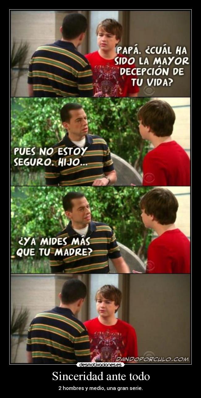 Sinceridad ante todo -