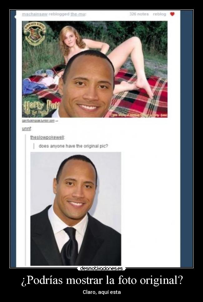 ¿Podrías mostrar la foto original? - Claro, aquí esta