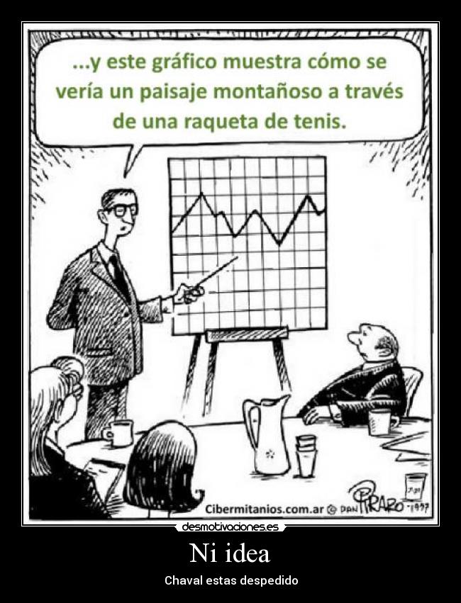 Ni idea - Chaval estas despedido