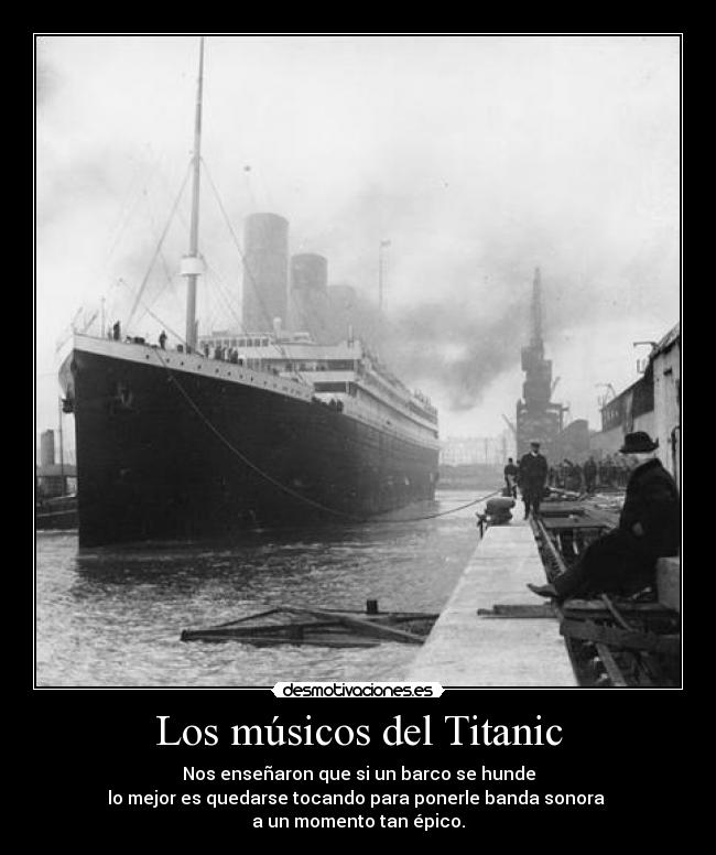 Los músicos del Titanic -