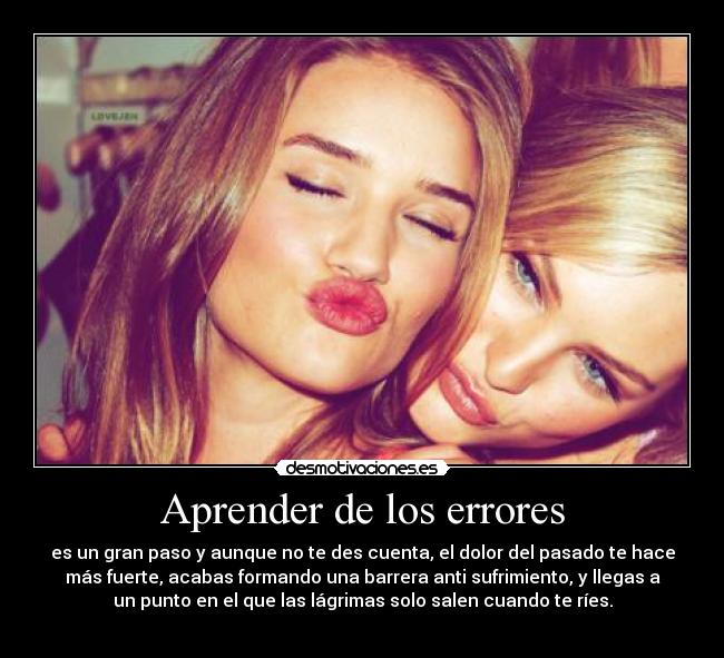 Aprender de los errores -