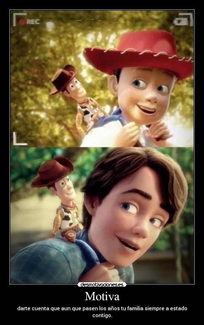 Motiva - darte cuenta que aun que pasen los años tu familia siempre a estado contigo.