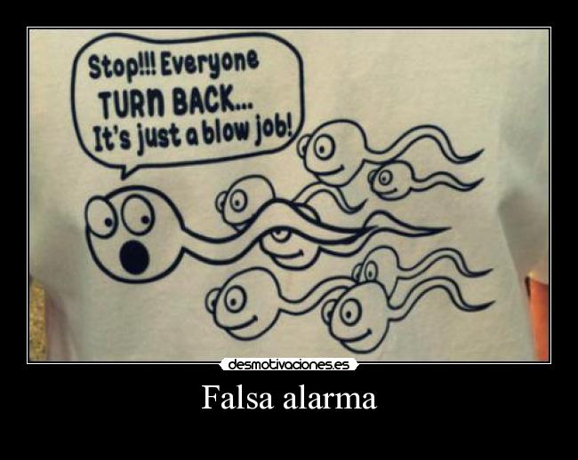 Falsa alarma -