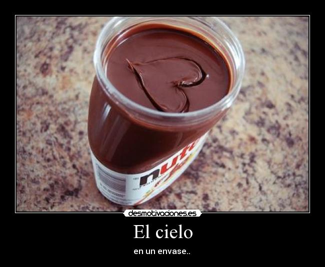 El cielo - en un envase.. 