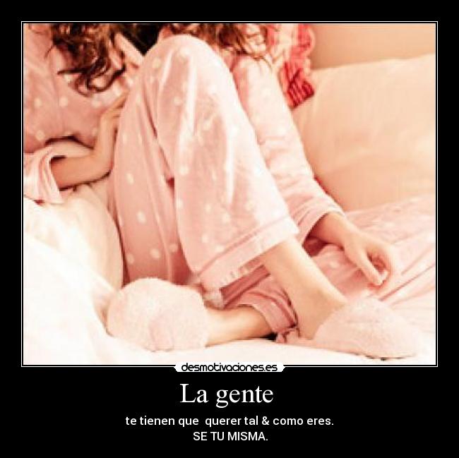 La gente -