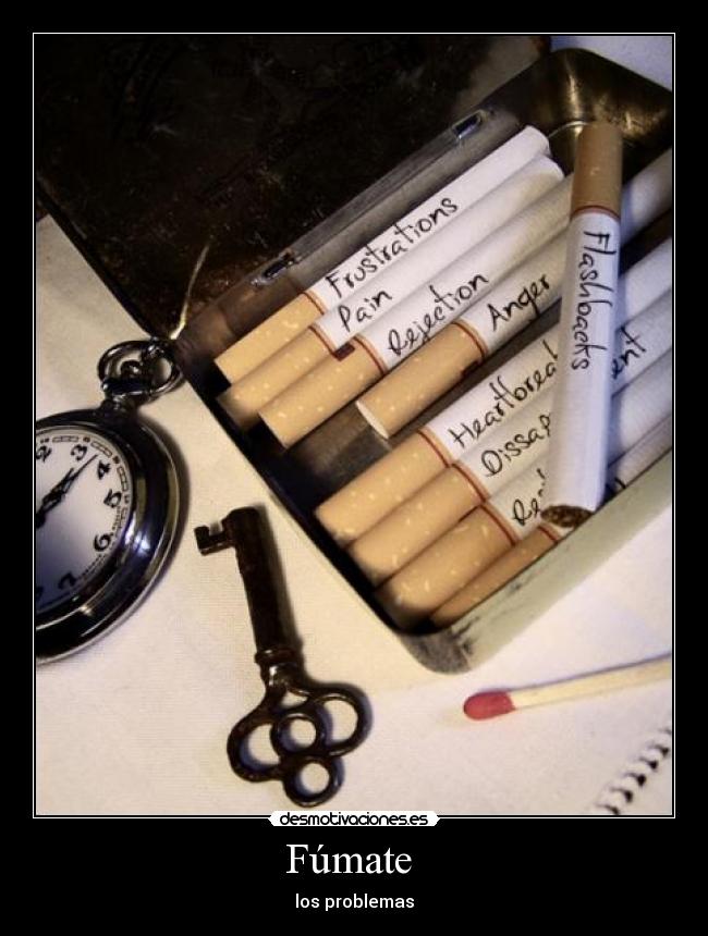 Fúmate  - los problemas