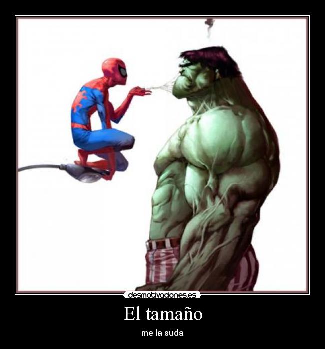 El tamaño - 