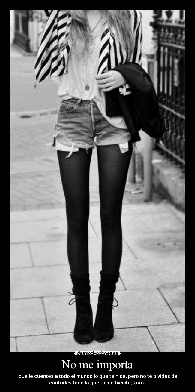 No me importa -