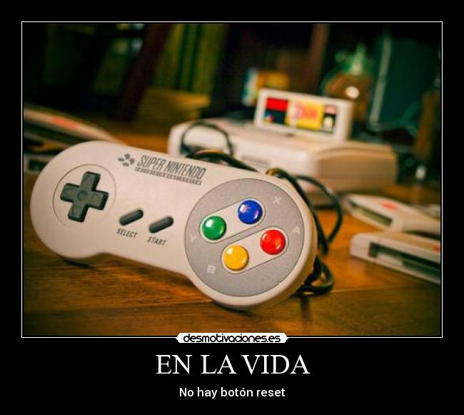EN LA VIDA - No hay botón reset