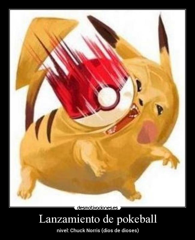 Lanzamiento de pokeball -