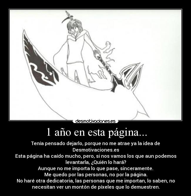 1 año en esta página... - 