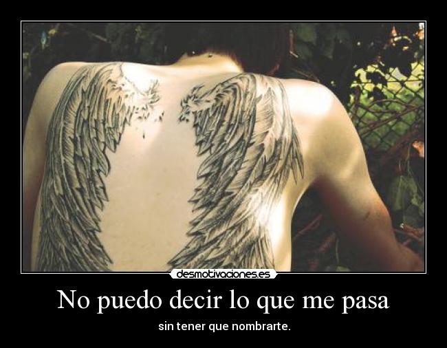 No puedo decir lo que me pasa - 