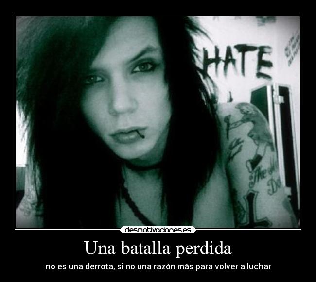 Una batalla perdida -