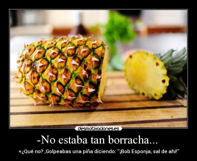 -No estaba tan borracha...  - 