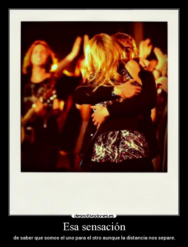 Esa sensación -