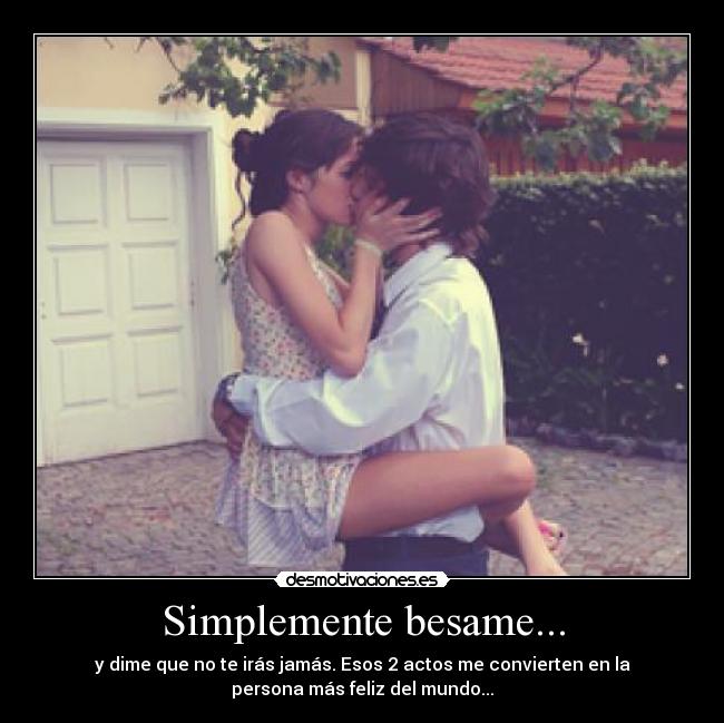 Simplemente besame... - 