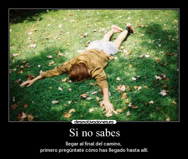 Si no sabes - 