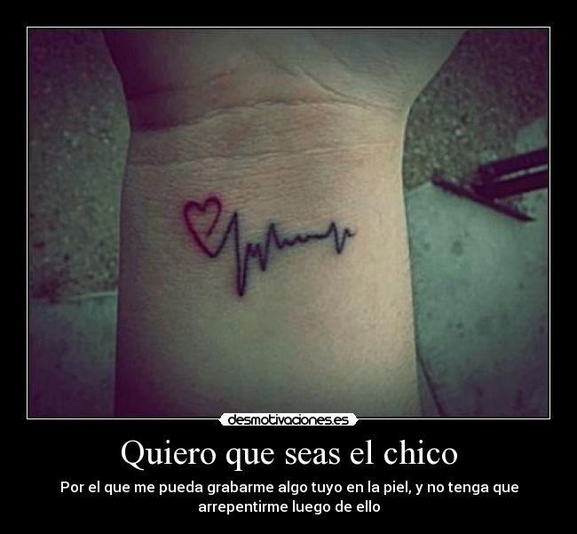 Quiero que seas el chico - 