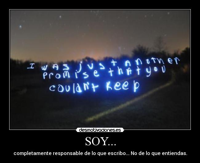 SOY... -