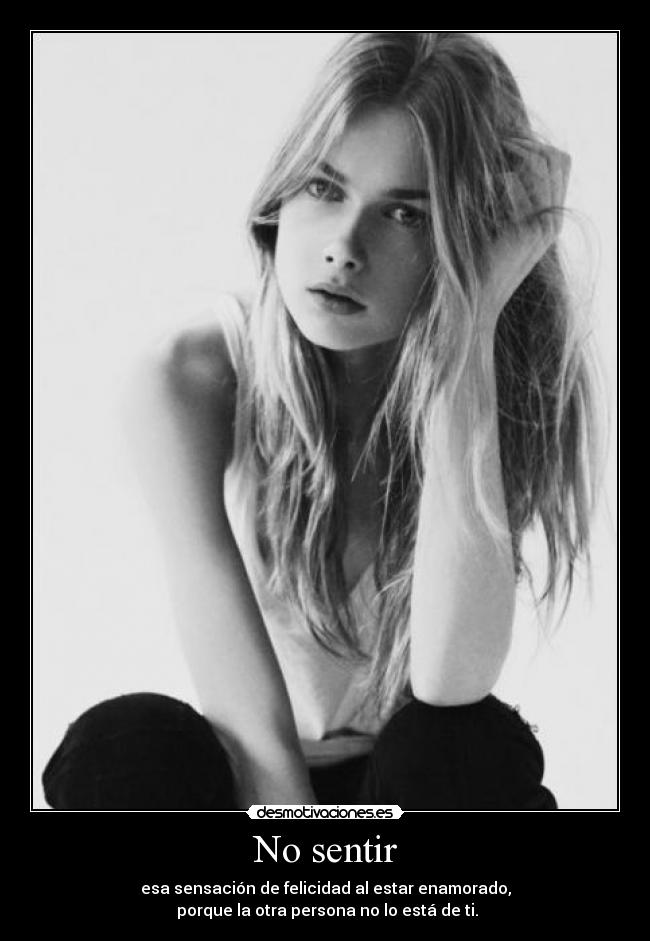 No sentir - 