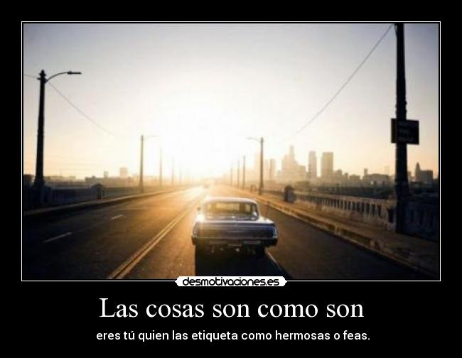 Las cosas son como son - 