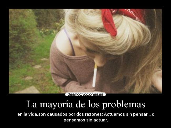 La mayoría de los problemas - 