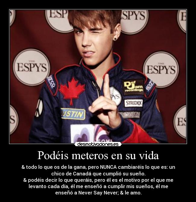 carteles vida justin bieber desmotivaciones